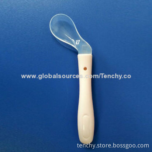 Silicone Spoon for Baby, Easy to Remove, Various Colors and Sizes Available